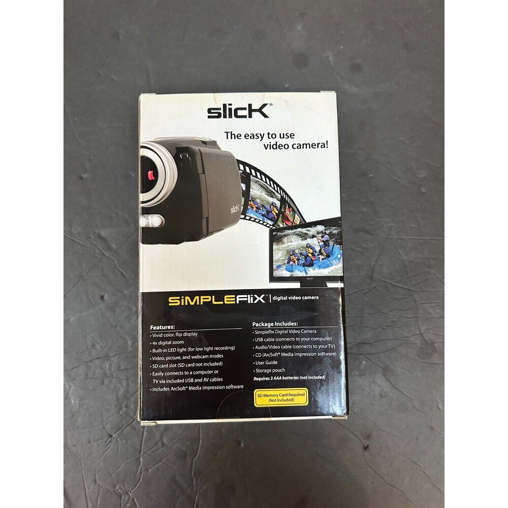 Simpleflix Slick Digital Video Camera VC122-...New & Sealed!!!